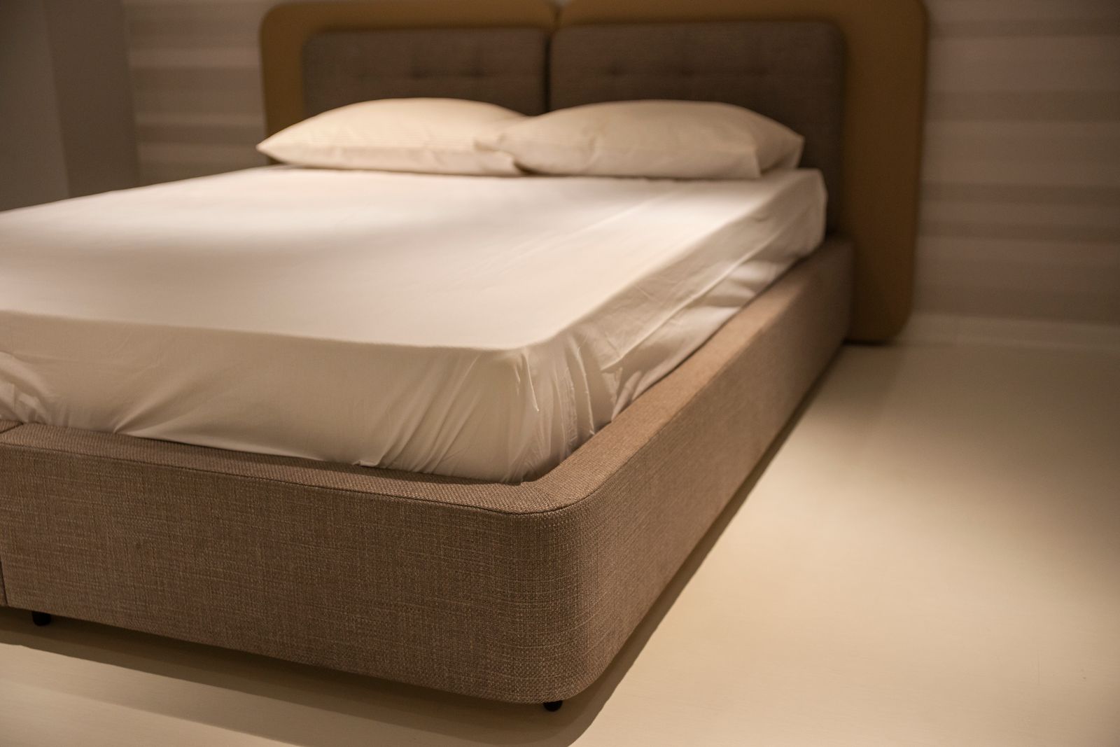 Gros plan sur un textile blanc